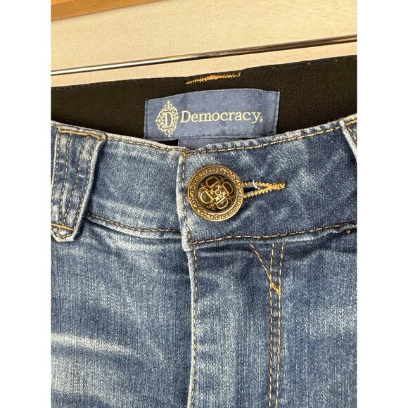 Democracy Womens "Ab"solution Jeans Size 6 Blue Denim Made In China - Picture 4 of 6